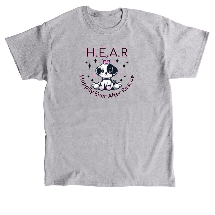 Pawsitive Vibes & Puppy Love, a Sport Grey Classic Unisex Tee