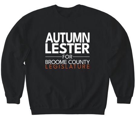 Dark Apparel, a Black Softstyle Crewneck Sweatshirt