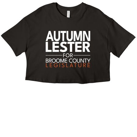 Dark Apparel, a Black Women?s Cropped Cotton Tee