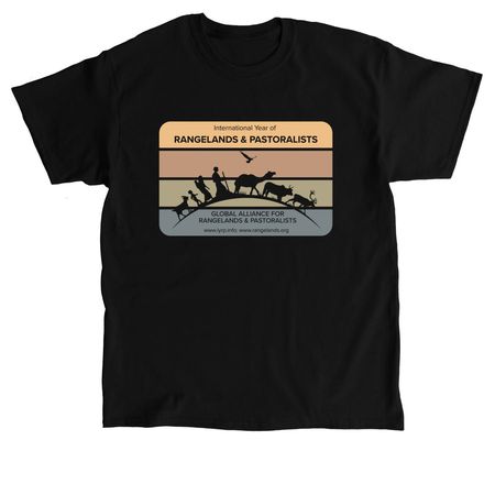 Supporting Rangelands & Pastoralists!, a Black Classic Unisex Tee