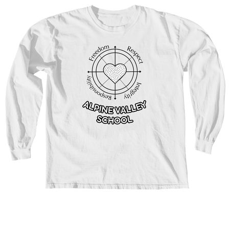Wearable Student Art!, a White Comfort Colors Long Sleeve Tee