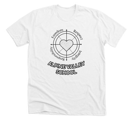 Wearable Student Art!, a Solid White Blend Premium Unisex Tee