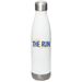 GO GOLD? the RUN Tumbler, a White Stainless Steel Water Bottle