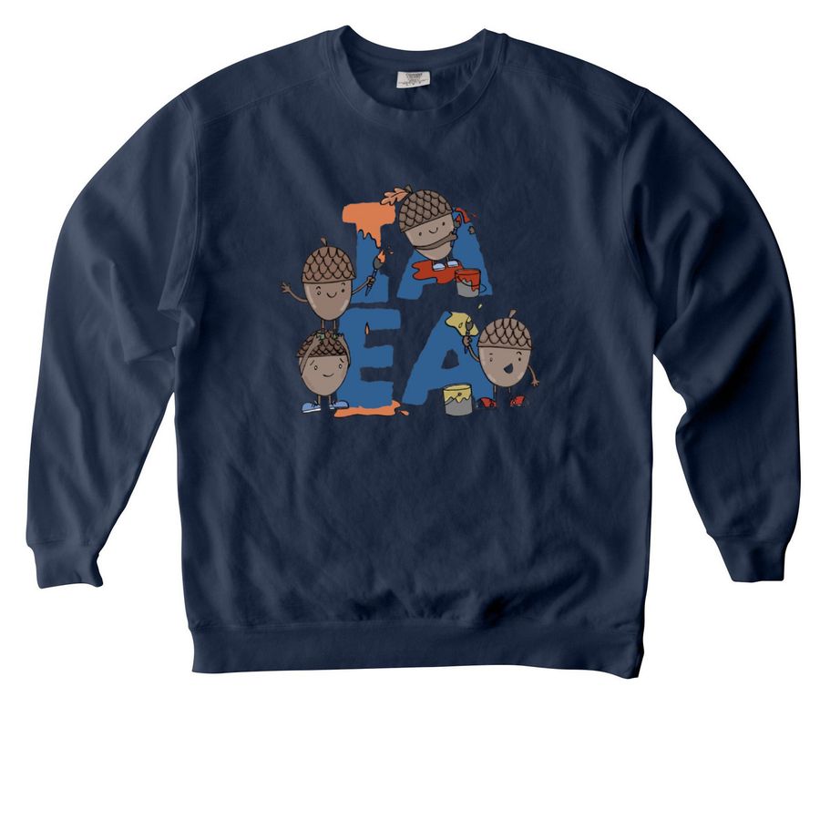 IAEA x Jonathan Juravich&nbsp;, a True Navy Comfort Colors Crewneck Sweatshirt