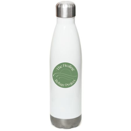 THRP Stainless Steel Water Bottle, a White Stainless Steel Water Bottle