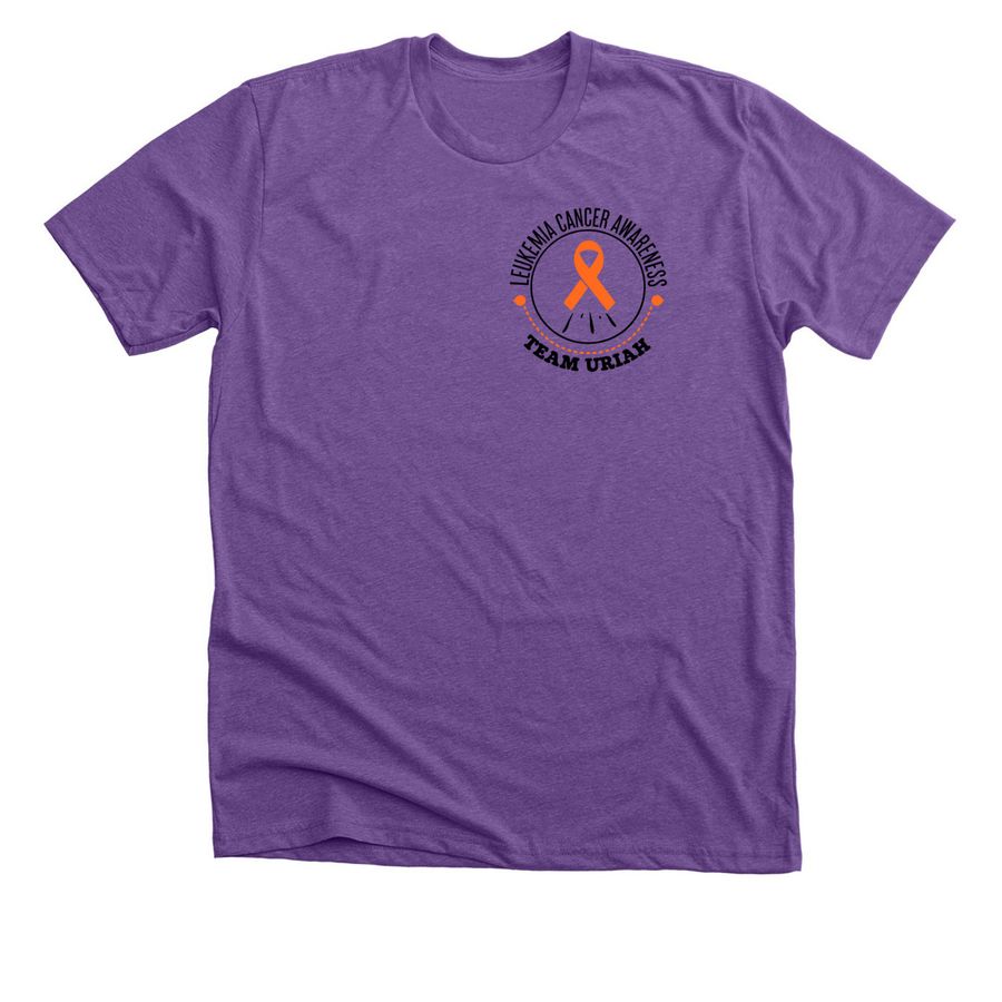 Team Uriah, a Heather Team Purple Premium Unisex Tee