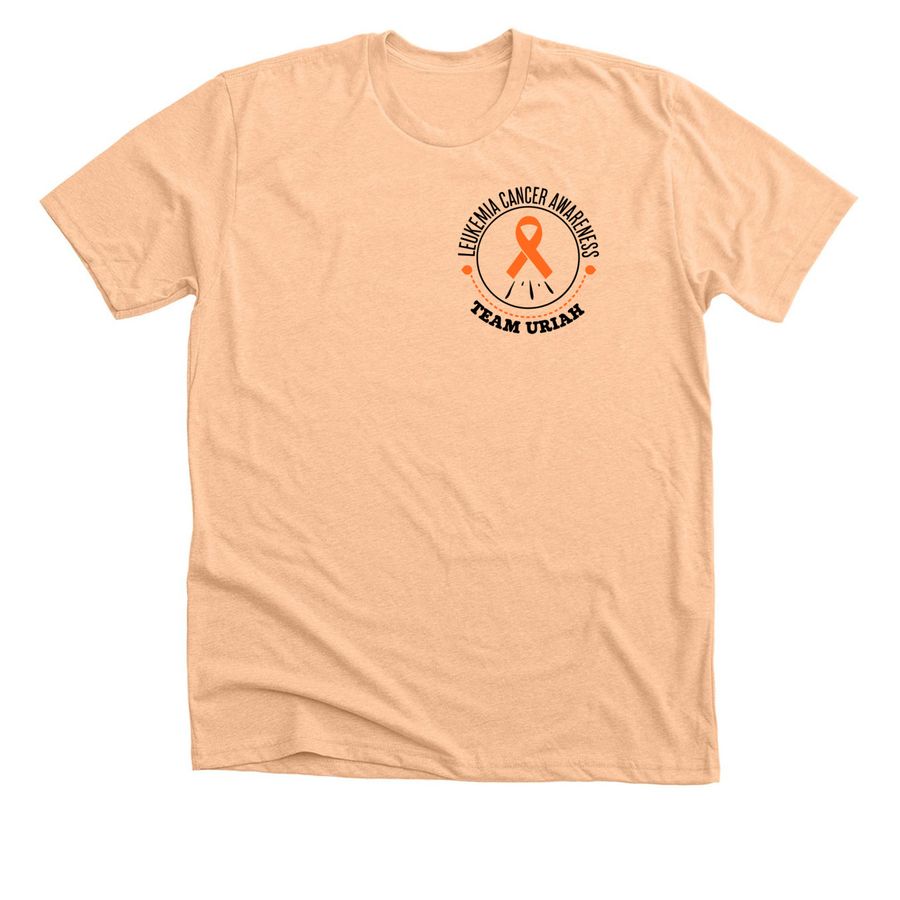 Team Uriah, a Heather Peach Premium Unisex Tee