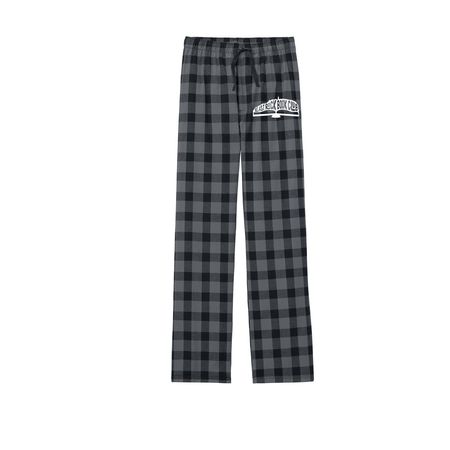 Cozy Pants - New Logo, a Grey/ Black Buffalo Check Flannel Pajama Pant