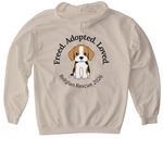 Ridglan Rescue 2026 Wear, a Sand Gildan Softstyle Pullover Hoodie (back-view)