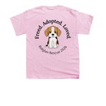 Ridglan Rescue 2026 Wear, a Light Pink Youth Unisex Tee (back-view)
