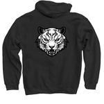 Slinkton/fine shyt, a Black Pullover Hoodie (back-view)