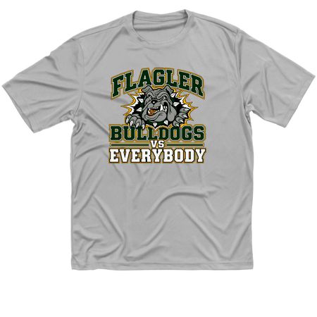 Flagler Bulldogs VS Everybody, a Silver Classic Performance Tee