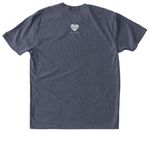 Angel City Pit Bulls Shirts, a Vintage Navy Triblend Unisex Tee (back-view)