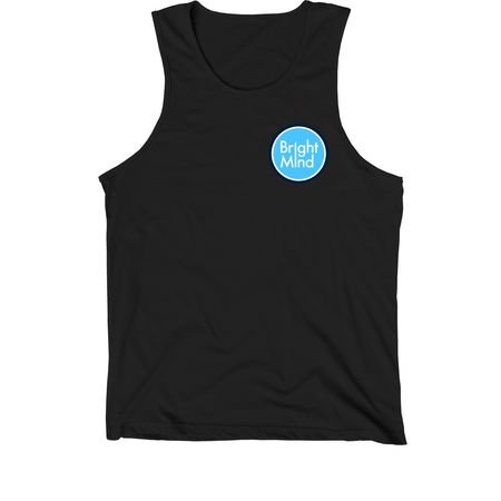Bright Mind, a Black Premium Cotton Tank