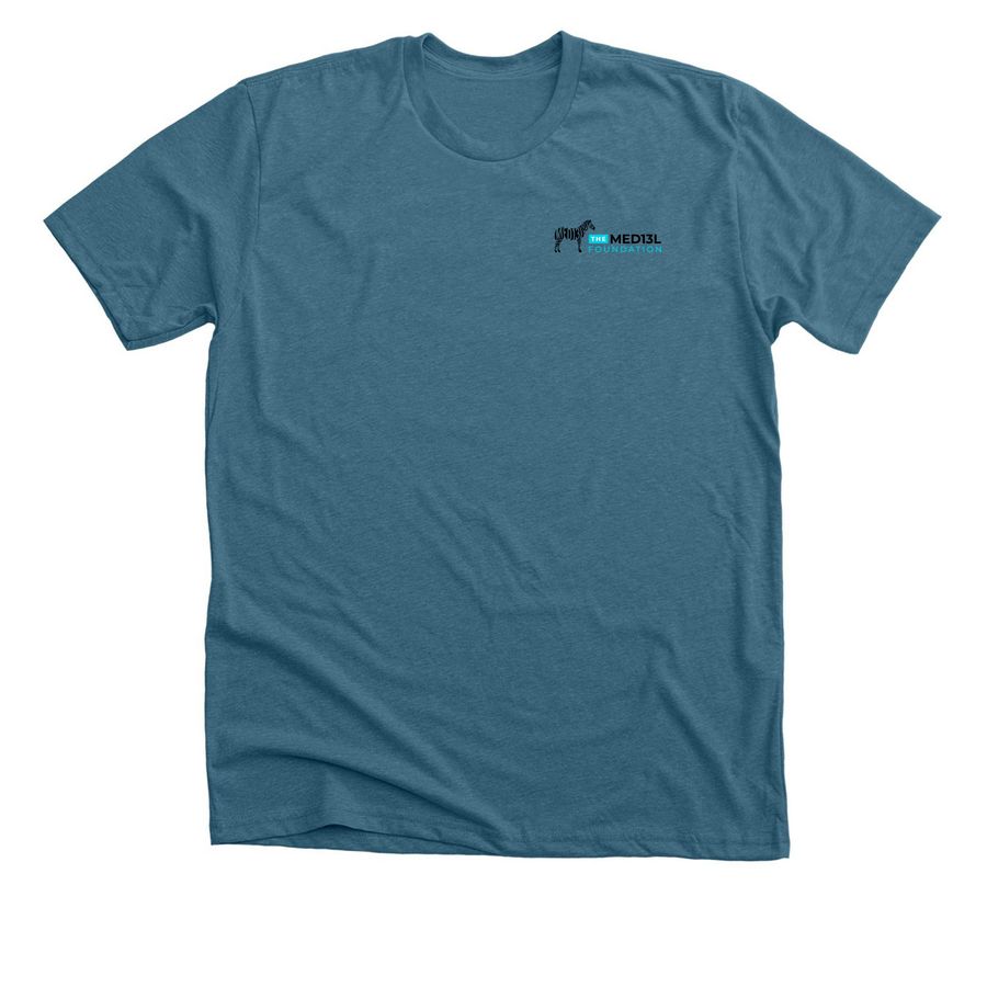 Show Me Your Stripes, a Heather Deep Teal Premium Unisex Tee