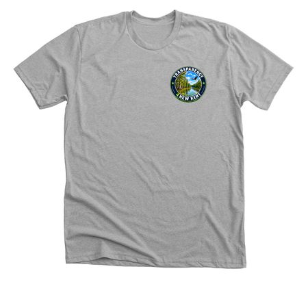 Follow The Records, a Athletic Heather Premium Unisex Tee