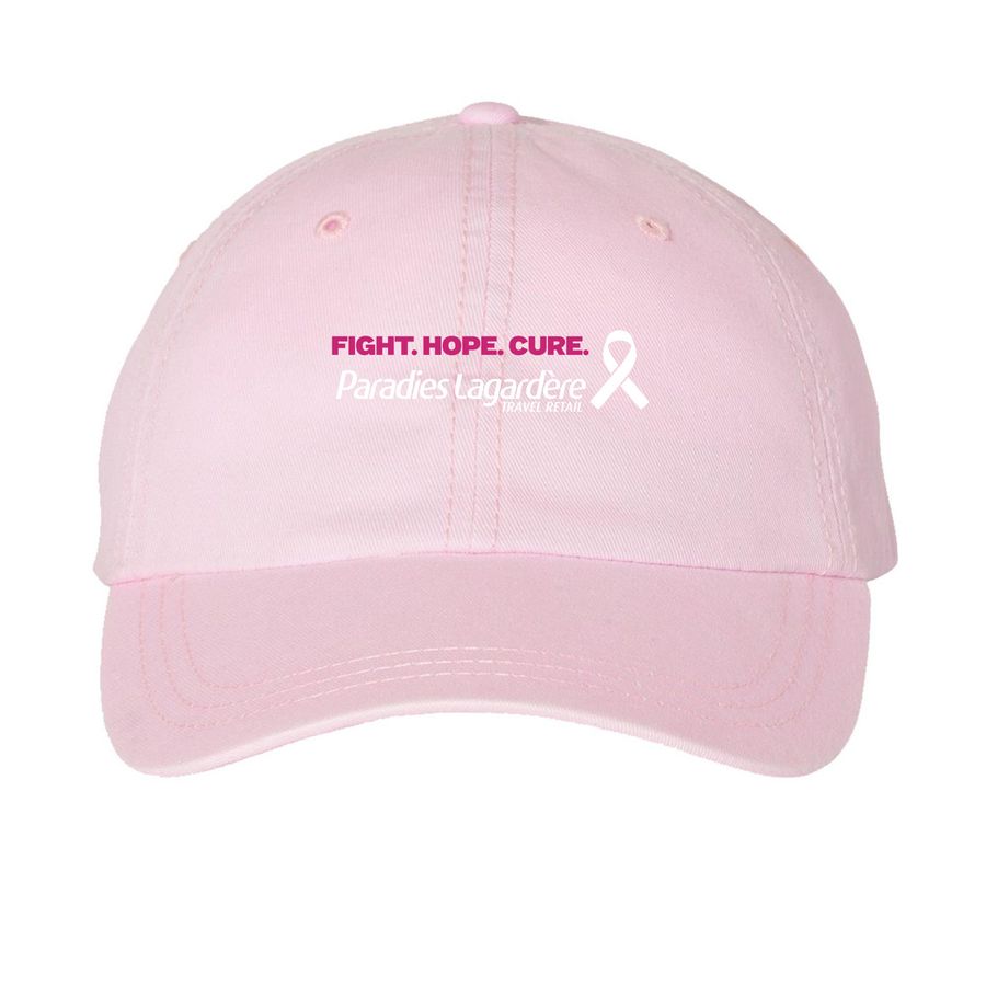 Making Strides Against Breast Cancer&nbsp;, a Pink Printed Pigment Dye Baseball Cap