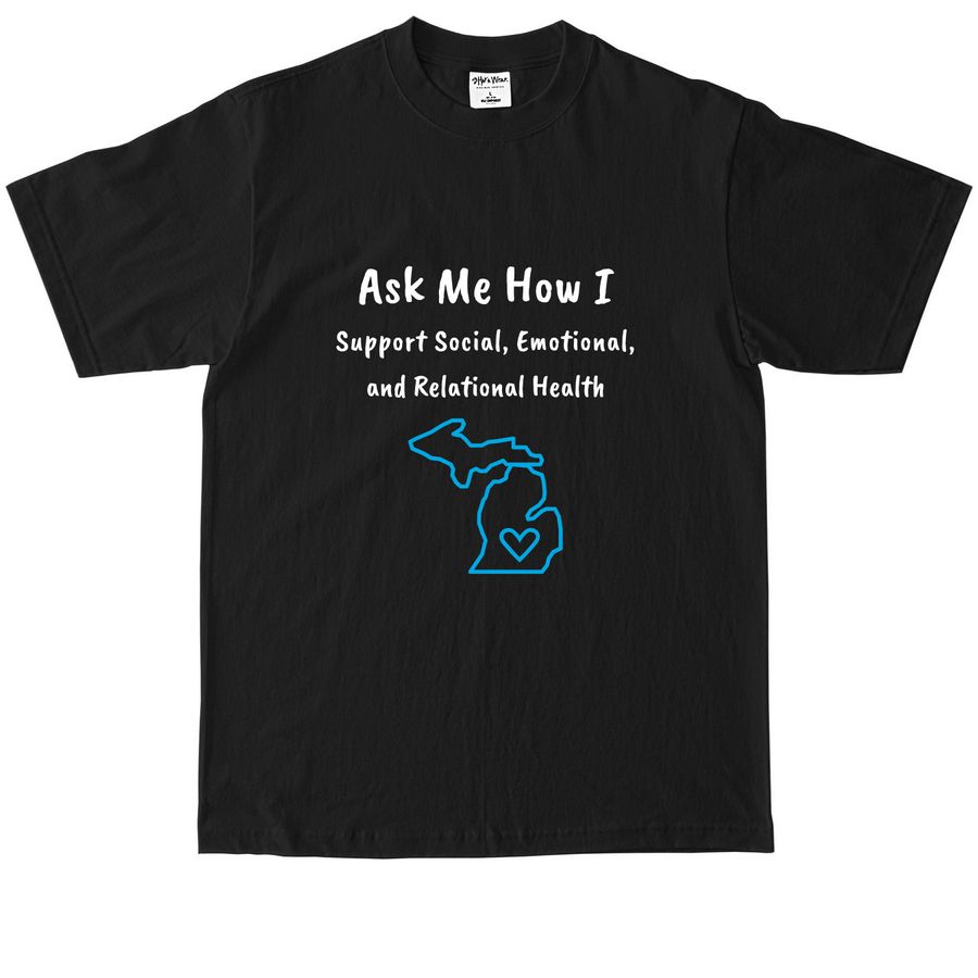 Early Childhood Professionals in Michigan, a Black Max Heavyweight Tee