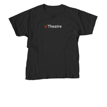 r/Theatre Logo Shirt, a Black Youth Unisex Tee