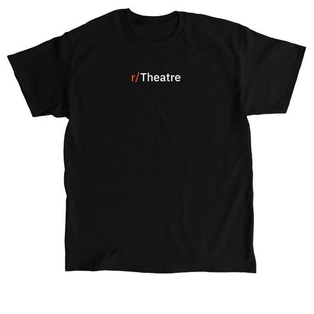 r/Theatre Logo Shirt, a Black Classic Unisex Tee