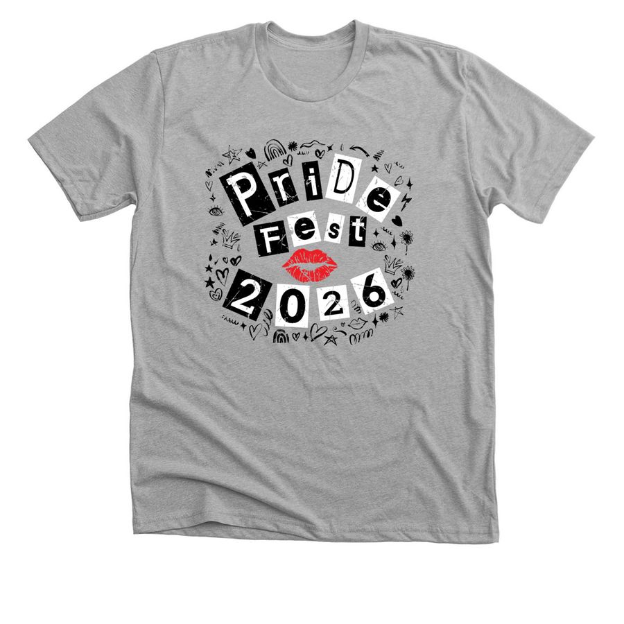 Pride Fest 2026, a Athletic Heather Premium Unisex Tee