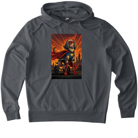 Super Jeffrey&nbsp;, a Terrain Grey Allmade Organic French Terry Pullover Hoodie
