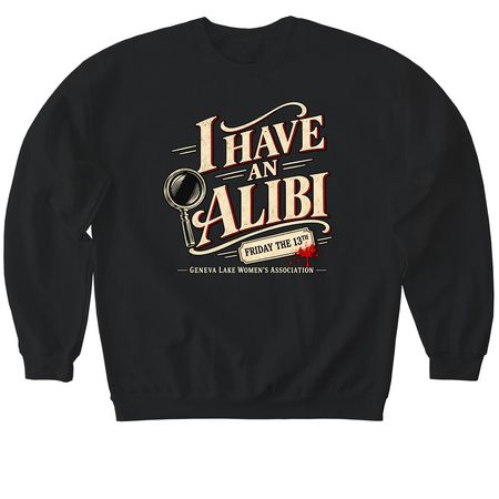 Murder Mystery Shirts and Sweatshirts, a Black Softstyle Crewneck Sweatshirt