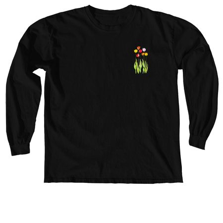 Held by Grace in the unexpected, a Black Comfort Colors Long Sleeve Tee