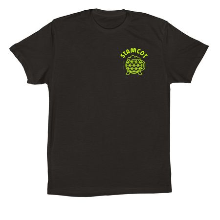 Neon Lime Logo&nbsp;Ft&Bk Shirts & Sweatshirts, a Black Premium Cotton Tee
