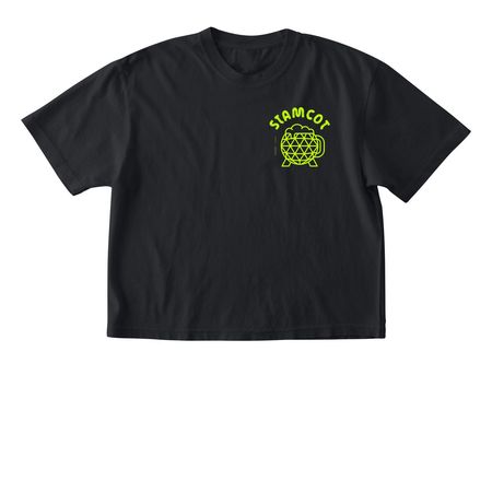 Neon Lime Logo&nbsp;Ft&Bk Shirts & Sweatshirts, a Black Comfort Colors Boxy Tee