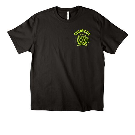 Neon Lime Logo&nbsp;Ft&Bk Shirts & Sweatshirts, a Black Unisex Heavyweight Tee