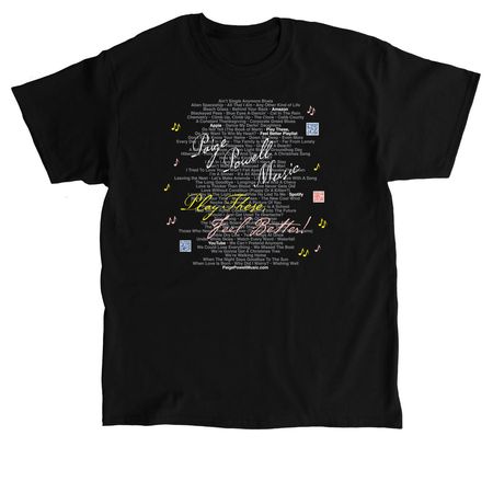 Paige Powell Music Apparel, a Black Classic Unisex Tee