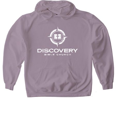 Outreach Hoodie - Distressed White Logo, a Paragon Gildan Softstyle Pullover Hoodie