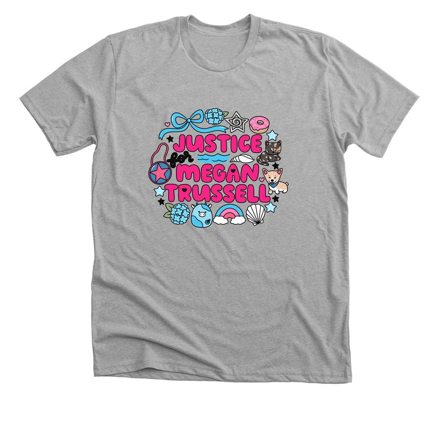 J4MT - Cute Collage, a Athletic Heather Premium Unisex Tee