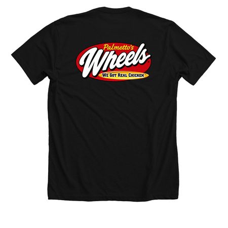 Palmetto's Wheels, a Solid Black Blend Premium Unisex Tee