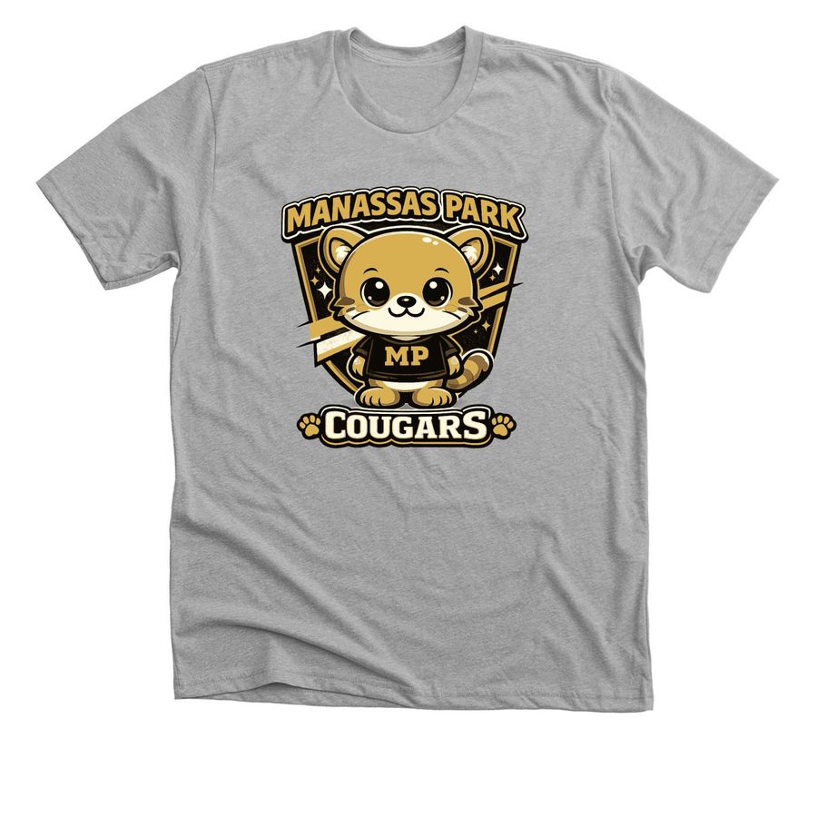 Chibi Style MP Cougars, a Athletic Heather Premium Unisex Tee