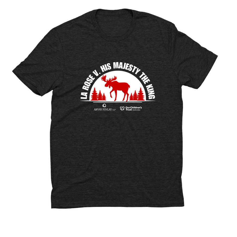 Youth v. Canada Moose T-Shirts, a Space Black Allmade Eco Triblend Unisex Tee