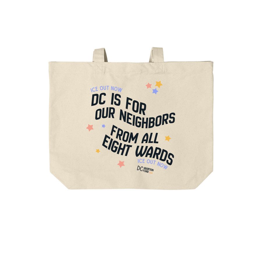 Our Neighbors Tote [Natural], a Natural Cotton Canvas Tote Bag