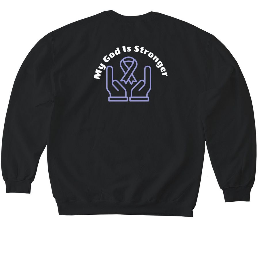 Team Kosciesza&nbsp;, a Black Softstyle Crewneck Sweatshirt (back-view)