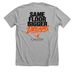 Same Floor. Bigger Dreams. | Catalyst, a Athletic Heather Premium Unisex Tee (back-view)