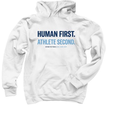 THE WHOLE ATHLETE COLLECTION, a White Pullover Hoodie