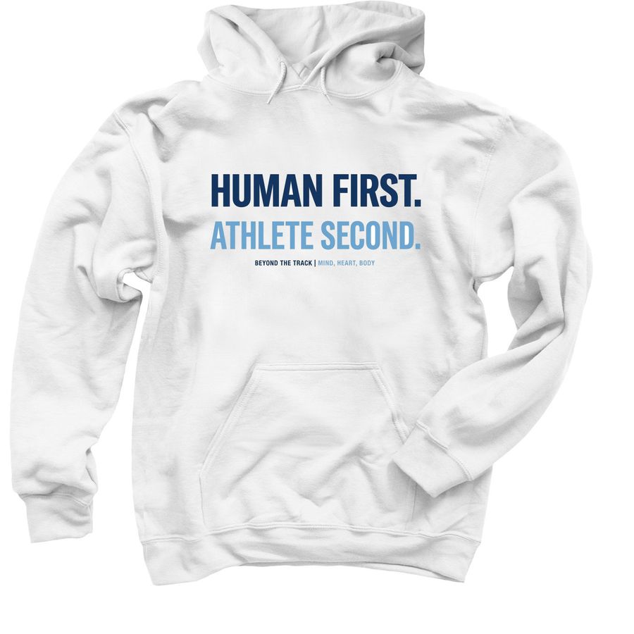 THE WHOLE ATHLETE COLLECTION, a White Pullover Hoodie