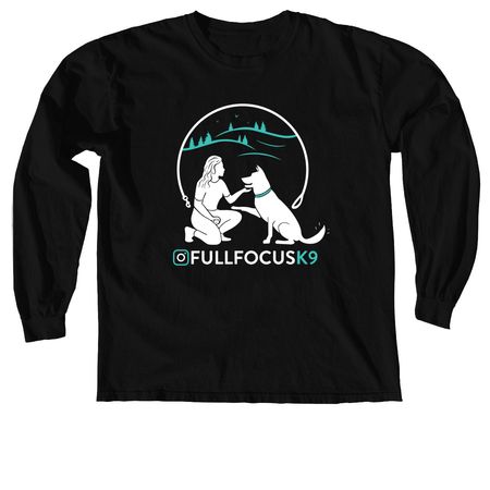 FFK9 Trainers 2025, a Black Comfort Colors Long Sleeve Tee