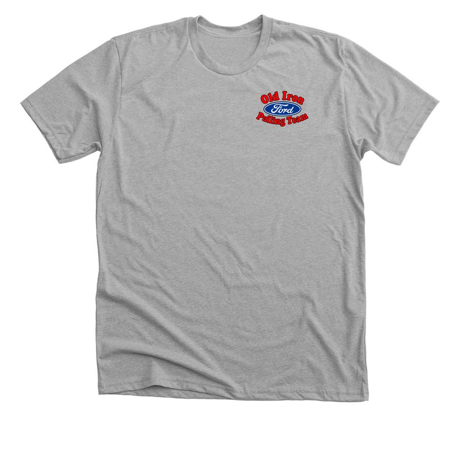 Old Iron Pulling Team, a Athletic Heather Premium Unisex Tee