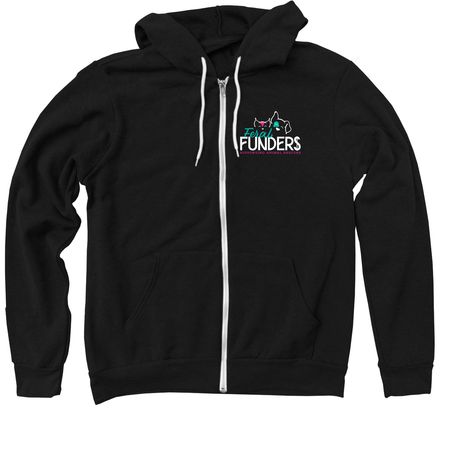Funderwear Sweatshirts, a Black Zip Up Hoodie