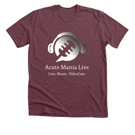 Logo T, a Heather Maroon Premium Unisex Tee
