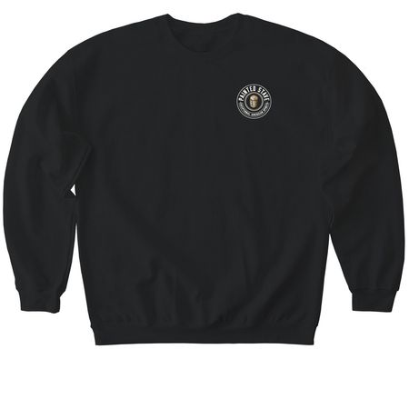 Painted Stave Logo Tee&nbsp;, a Black Softstyle Crewneck Sweatshirt