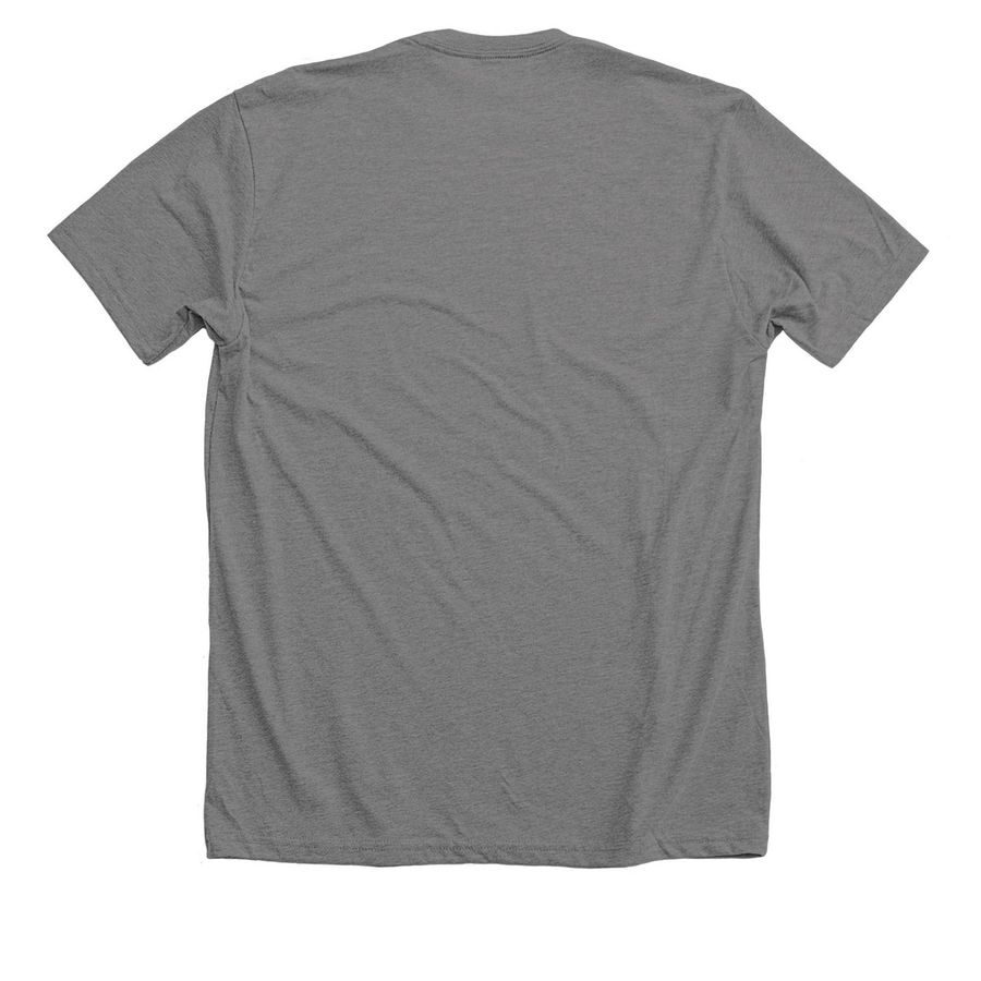 Nailed It. (Border Collie), a Deep Heather Premium Unisex Tee (back-view)