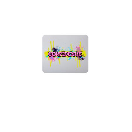 Confidence Mousepads, a White Full Color Mouse Pad