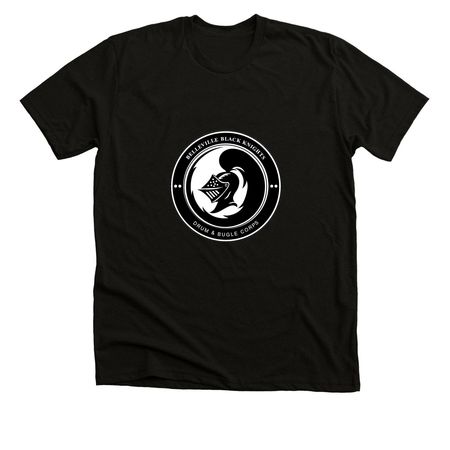 Black Knights Large Logo T-Shirt, a Solid Black Blend Premium Unisex Tee